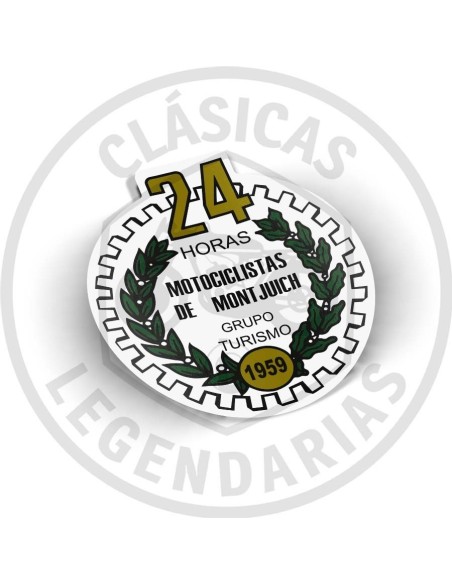Anagrama motociclistas montjuic 24 horas Bultaco