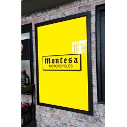 Marco decorativo 60x90 Montesa Motorcycles amarillo ref.CU01003 2