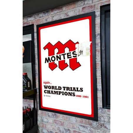 Decorative frame 60x90 Montesa World Champion ref.CU01012