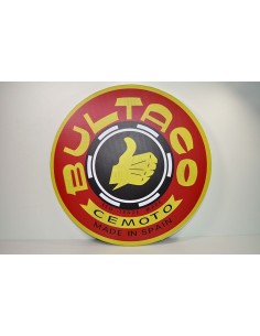 decorative round box for wall logo BULTACO