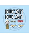 Adhesive anagrams Ducati 24 Hours second series ref.DU10025