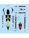 decal Set of adhesive stickers Montesa Cota 315R 2002 ref.K87134NN37501