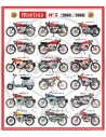 Poster motos Montesa Nº2 de 1960 a 1966 ref.MG10002