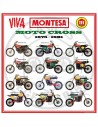 Poster motos Montesa motocross 1975-1981 Nº9 ref.MG10009