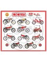 Poster motos Montesa clásicas de 50 cc Nº12 ref.MG10012