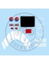 adhesive anagrams kit Montesa Cota MH349 1982 Ref.MH349001