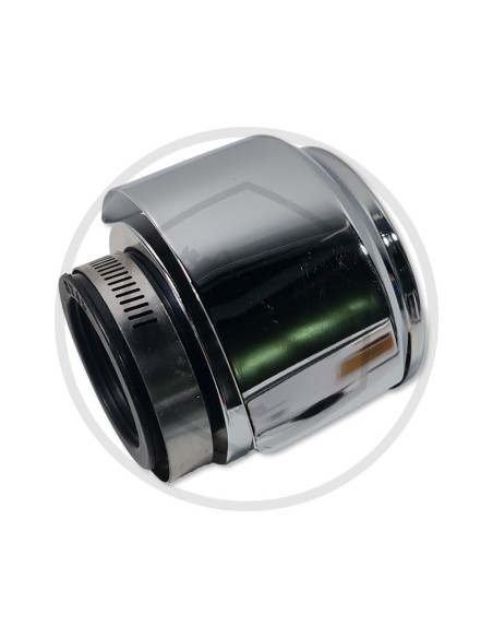 Filtro aire Carburador Mikuni 45 mm Con tapa Cromada mm ref.PE05119