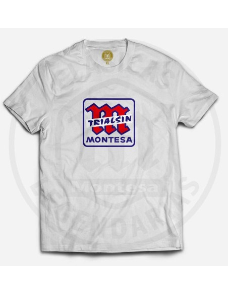 Montesa Trialsin White T-shirt, short sleeve 100% cotton