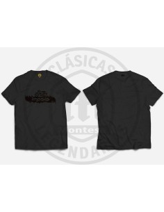 T-shirt with Montesa Impala Paint Pot design, avaiable in colours