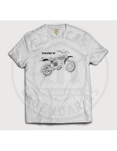 Montesa Enduro H short sleeve t-shirt in white, 100% cotton
