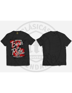 Short-sleeved T-shirt with Montesa Bron to ride design, available in various colors and sizes 2