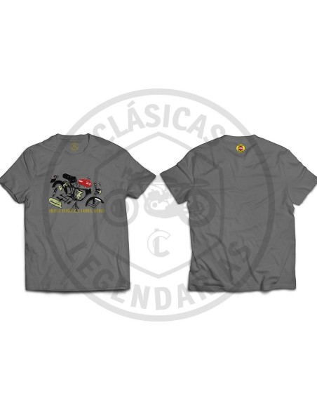 Vintage motorcycle frames Montesa impala t-shirt ref.R01190