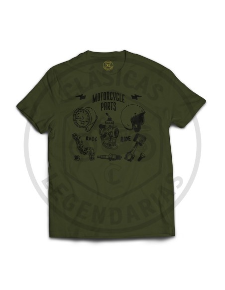 Motorcycle parts vintage t-shirt ref.R01505