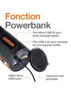 Osram nanometer rechargeable portable compressor ref.SF0101010