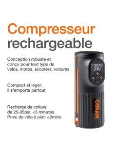 Osram nanometer rechargeable portable compressor ref.SF0101010 2