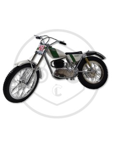 Replica model of the Ossa Mick Andrews motorcycle, 1:6 scale, ref. 11118