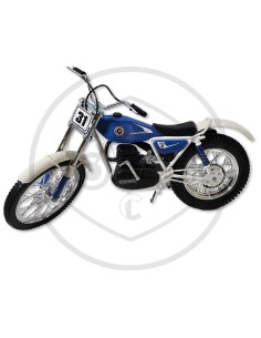 Model Bultaco Sherpa T199B White-blue scale 1:6 ref.11111