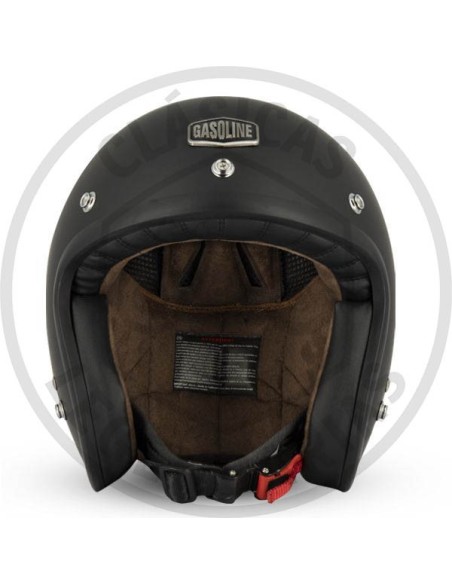Casco Gasoline Jet cafe racer S250 negro mate ref.SF0401001