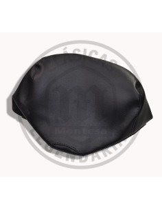 Mini Montesa saddle cover with black leatherette finish 2