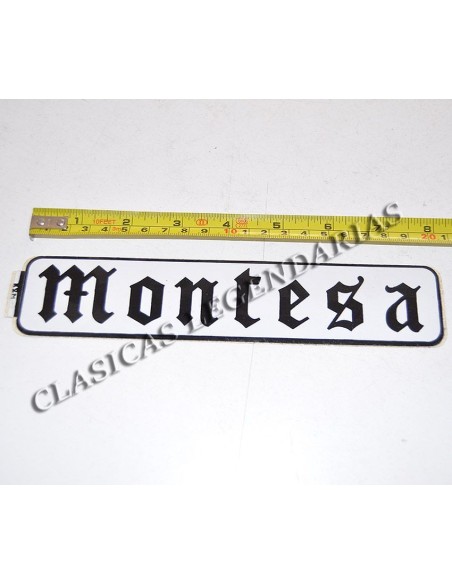 Anagrama montesa blanco y negro Ref 1049