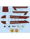 Complete kit of adhesive Anagrams Montesa Cota 247 Ulf Karlson
