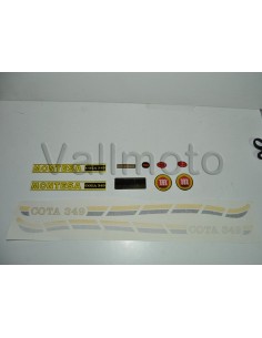 Complete set of adhesive anagrams Montesa Cota 349 first series