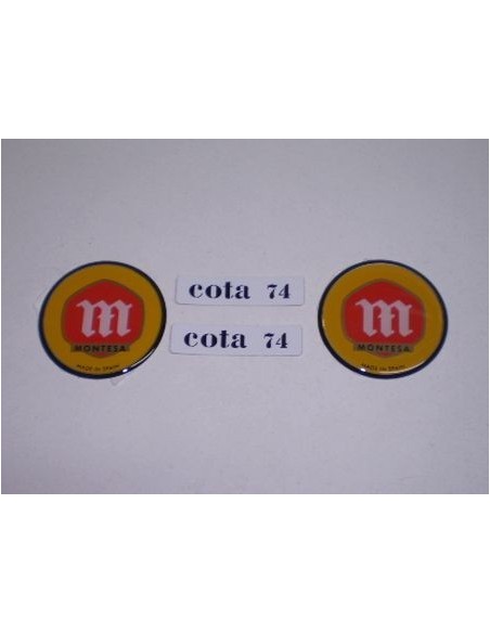 Montesa Cota 74 adhesive labels first series