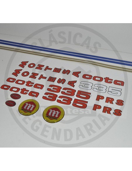 Montesa Cota 335 set of stickers excursion model