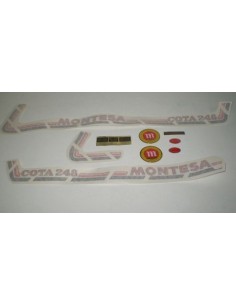 adhesive anagrams kit for Montesa Cota 242 motorcycle