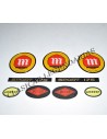 Complete set of emblems and stickers Montesa Impala Sport 2nd series