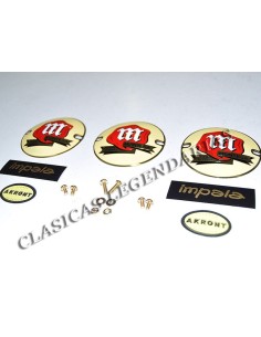 Complete set of emblems and adhesives Montesa Impala Turismo 2