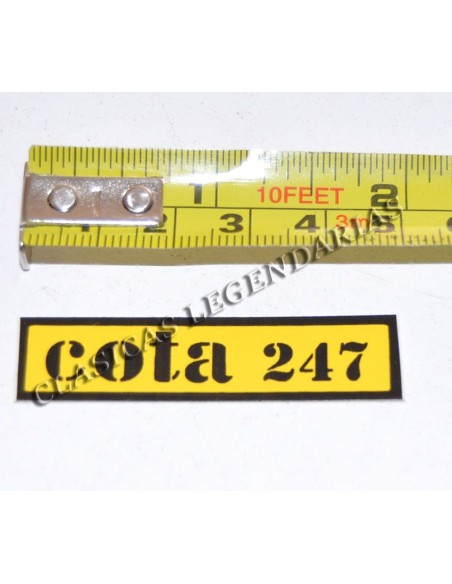Anagrama cota 247 amarillo ref 1149