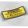 Montesa attention tank adhesive anagram Ref.1160
