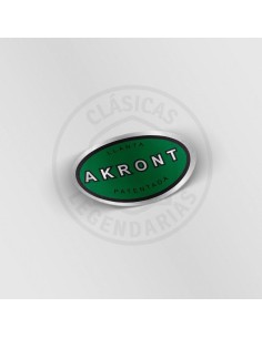 Anagrama llanta Akront verde cromo ref.11902