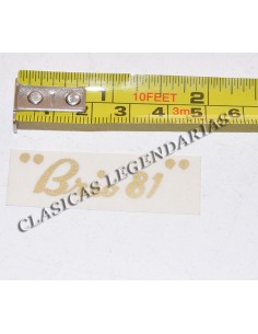Sticker or Anagram for Montesa BRIO 81, Classic Motorcycle Stickers