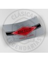Betor Rectangular sticker, chrome effect finish