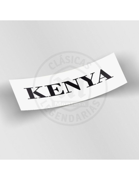 Anagram Adhesive for deposit of Montesa impala kenya, white