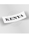 Anagrama Adhesivo para deposito de Montesa impala kenya, blanco