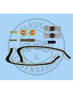 Stickers kit for Montesa Enduro 250 of 1974