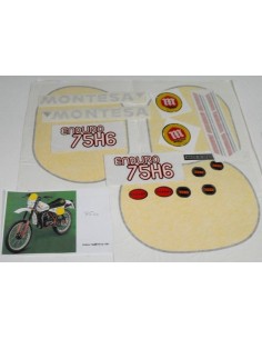 Juego completo de adhesivos Montesa Enduro 75 H6 del año 1981