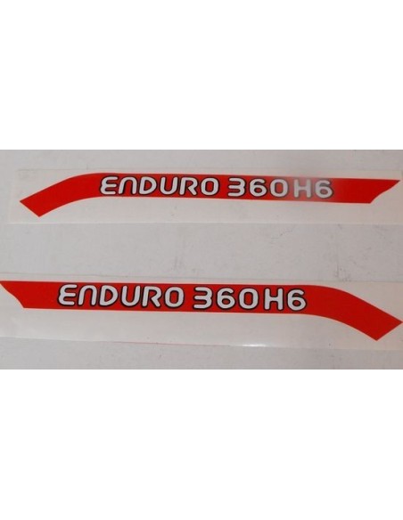 Anagramas tapa lateral Montesa Enduro 360 H6 año 1979-81 ref. 1508