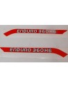 Anagramas tapa lateral Montesa Enduro 360 H6 año 1979-81 ref. 1508