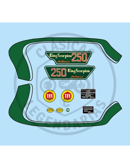 Sticker kit of Montesa King Scorpion automix 250cc