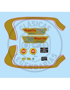 Montesa Rapita 250cc Automix adhesive anagrams kit ref.1513