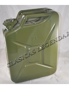 bidon o garrafa gasoli 20 litros homologado verde militar